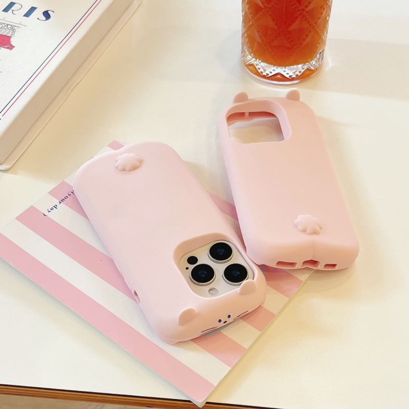 Pancake Lazy Bunny iPhone Case