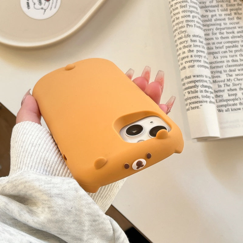 Pancake Lazy Bear iPhone Case