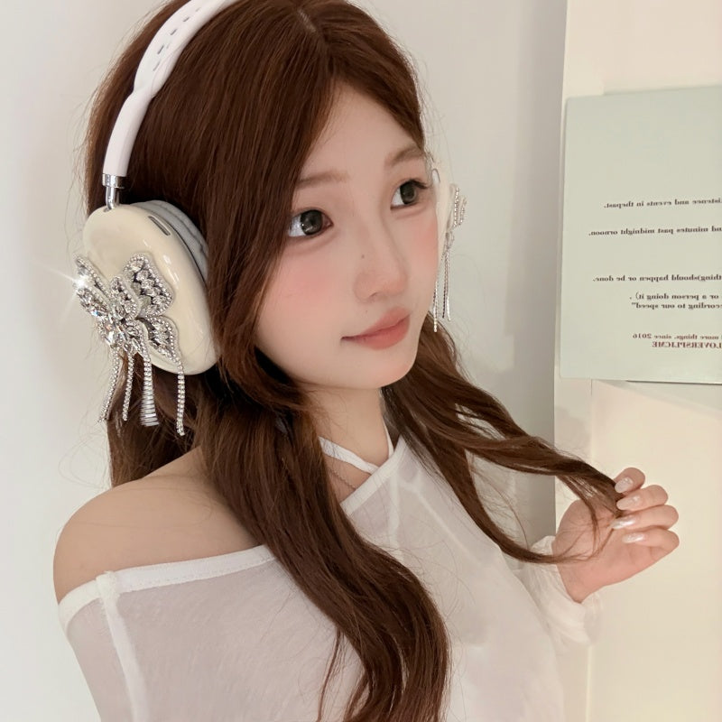 Sparkling Butterfly Fringe AirPods Max Case