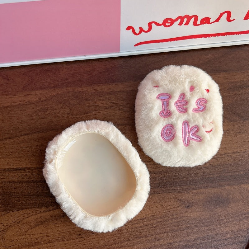 ‘It's OK’ Fuzzy Pink AirPods Max Case