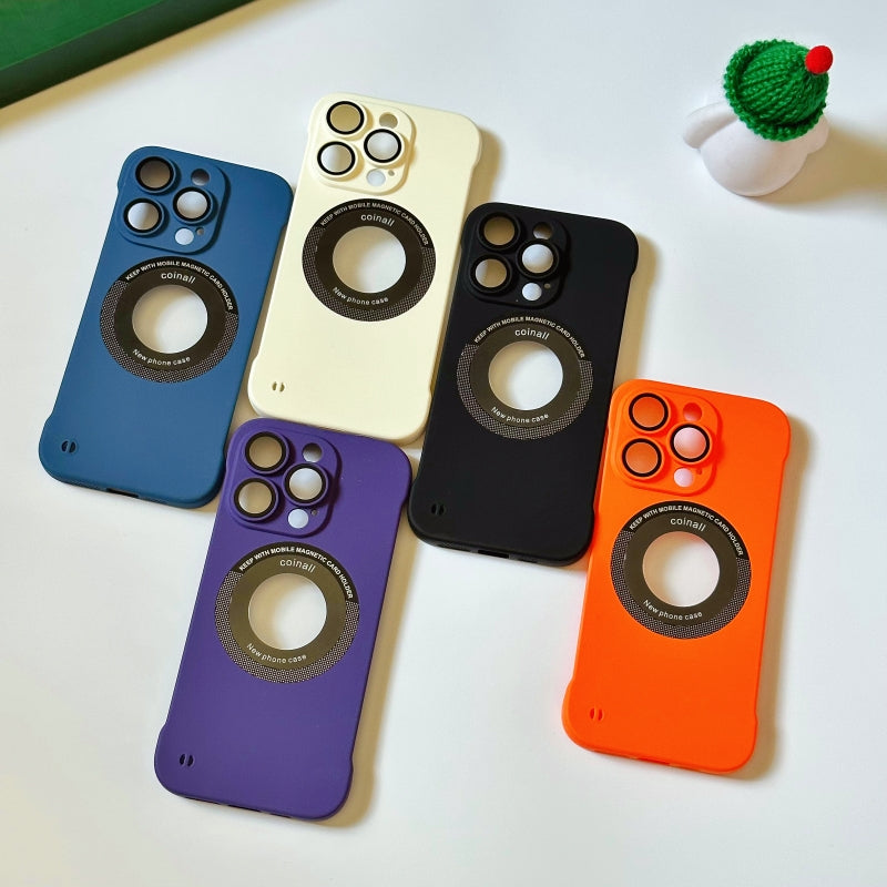 Black Semi-edge Magnetic iPhone Case