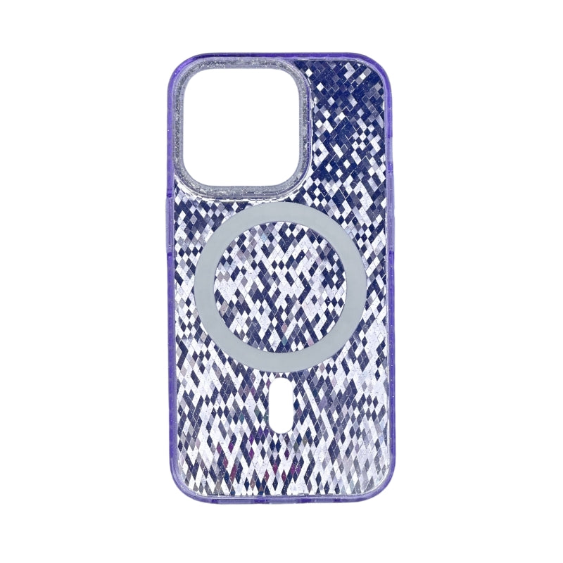 Purple Reflective Magnetic iPhone Case