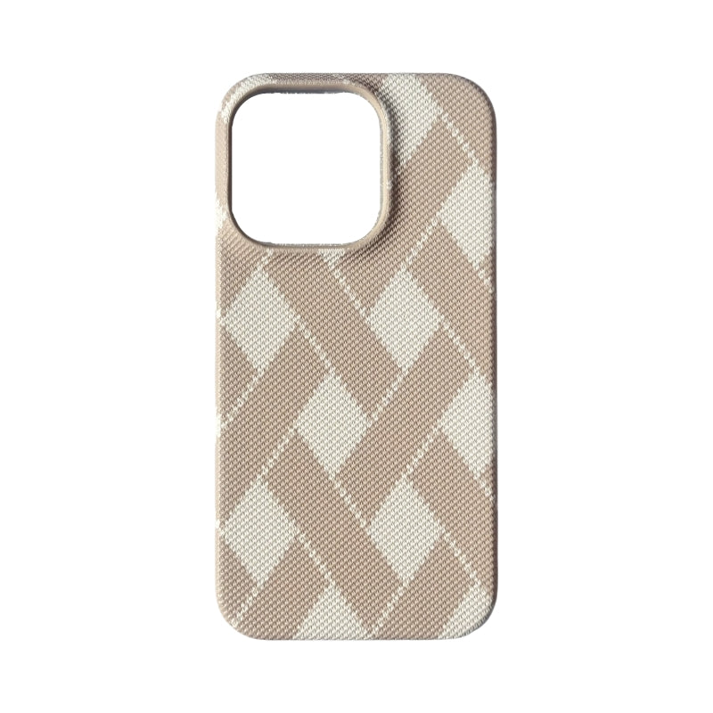 Grey Woven iPhone Case