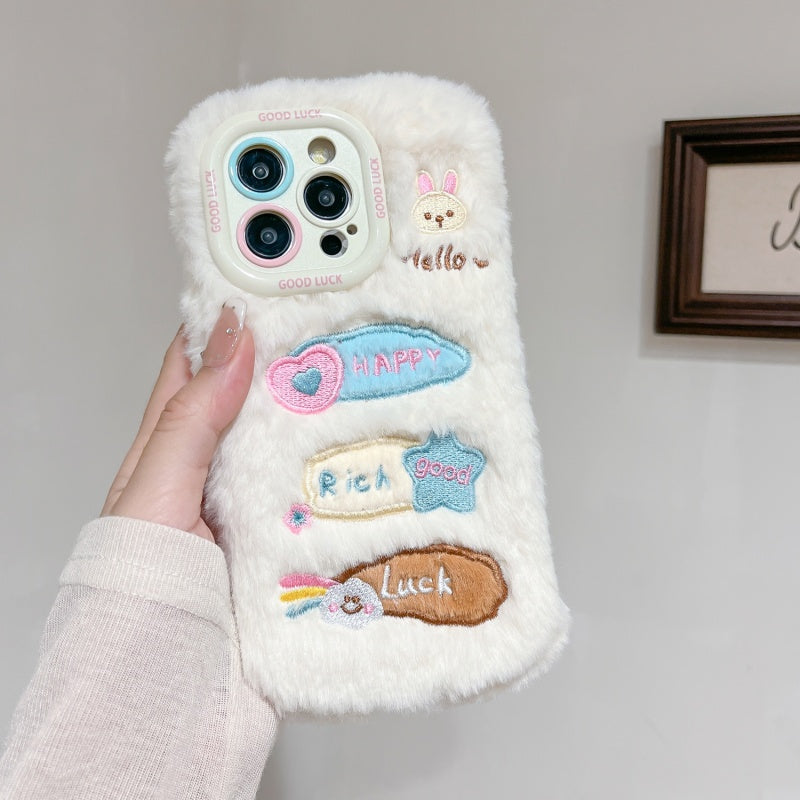 Joy & Fortune Lucky Fuzzy Pink iPhone Case