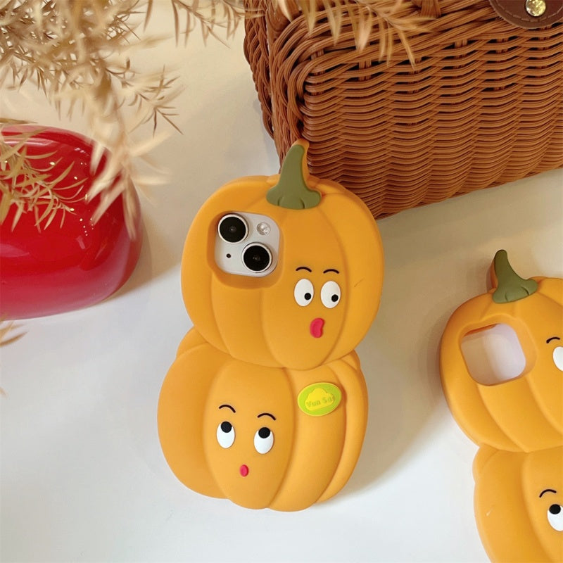 Cute 3D Pumpkin iPhone Case