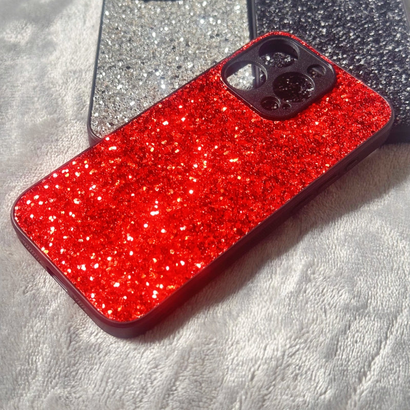 Shiny Silver iPhone Case