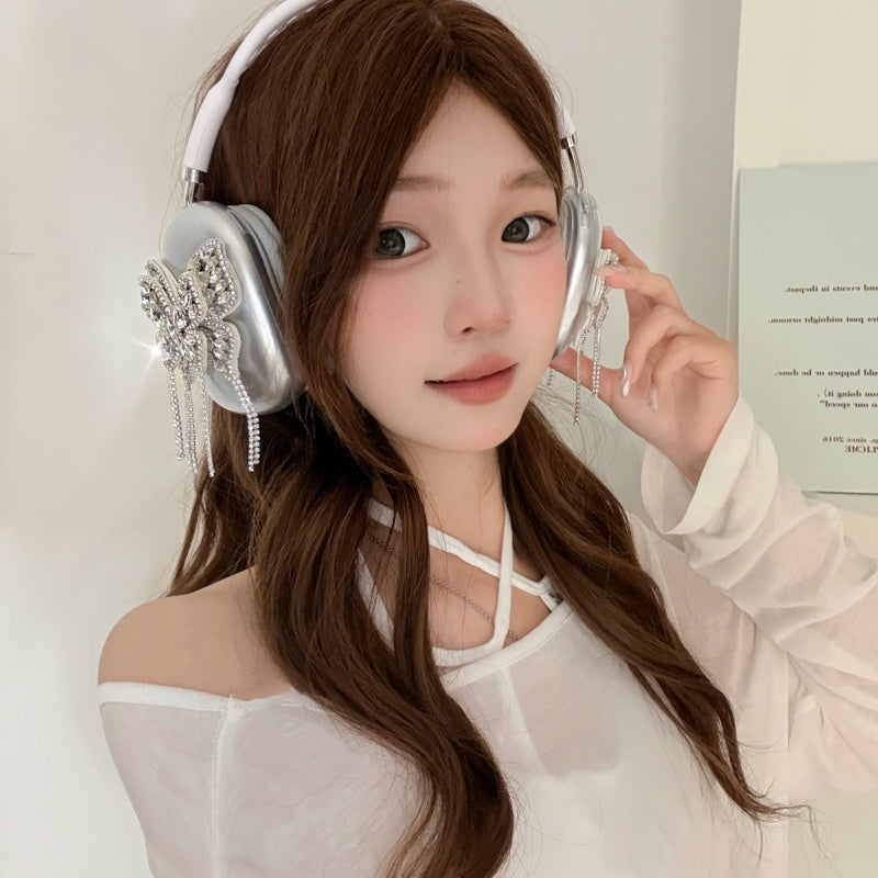 Sparkling Butterfly Fringe AirPods Max Case