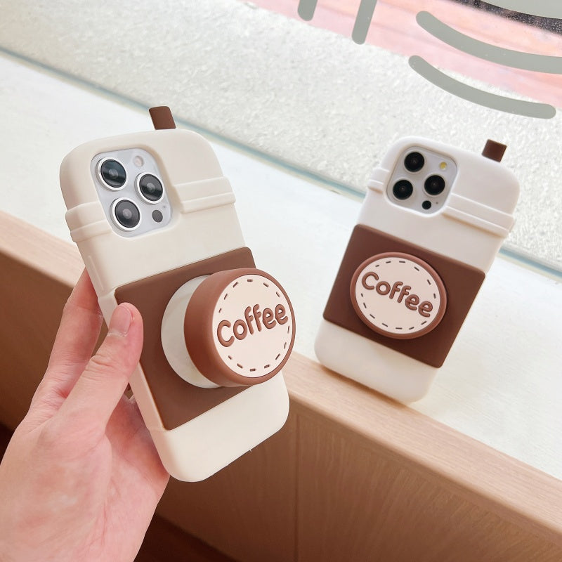 Coffee Cup iPhone Case with Stand