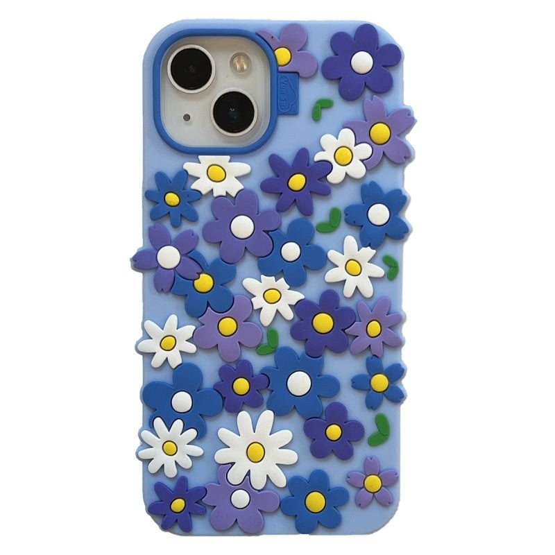 Blue Floral iPhone Case