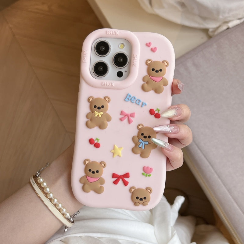 Adorable 5 Little Bears iPhone Case