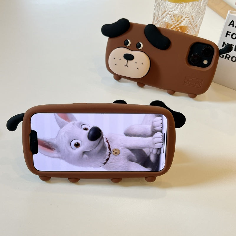 Free-Range Dog Stand iPhone Case