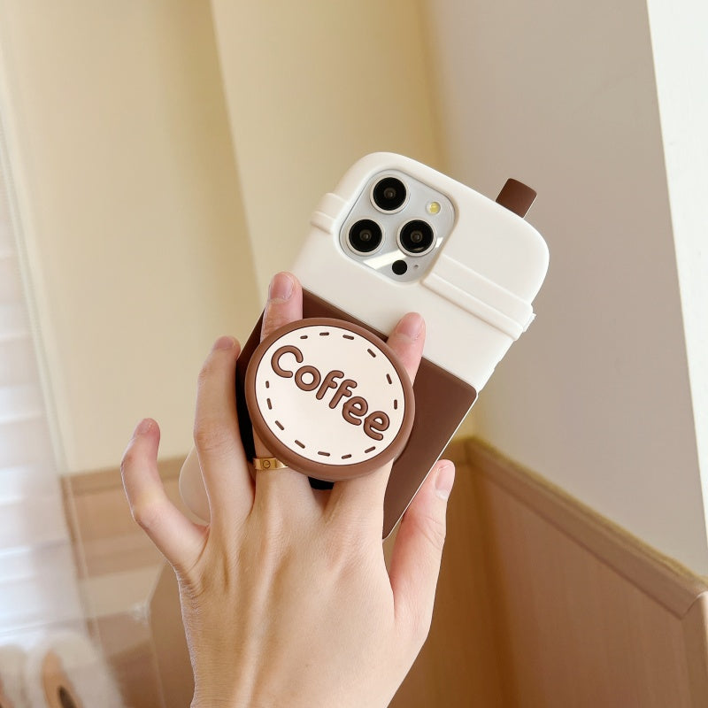 Coffee Cup iPhone Case with Stand