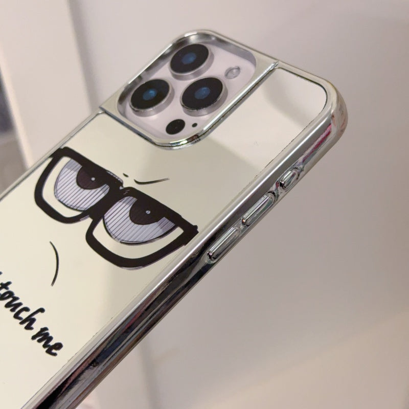 ‘Don't Touch Me’ Mirror iPhone Case