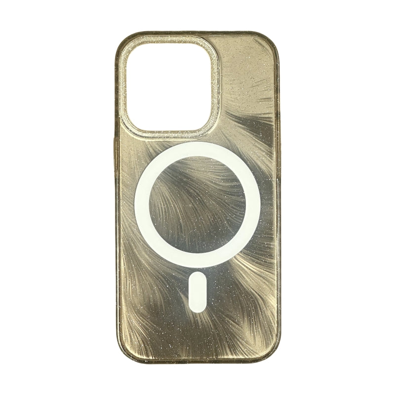 Gray-Black Reflective Magnetic iPhone Case