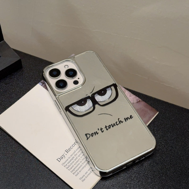 ‘Don't Touch Me’ Mirror iPhone Case