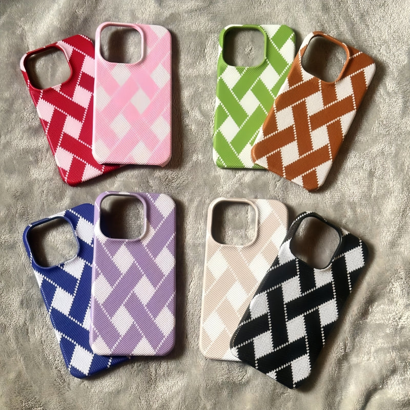 Black Woven iPhone Case