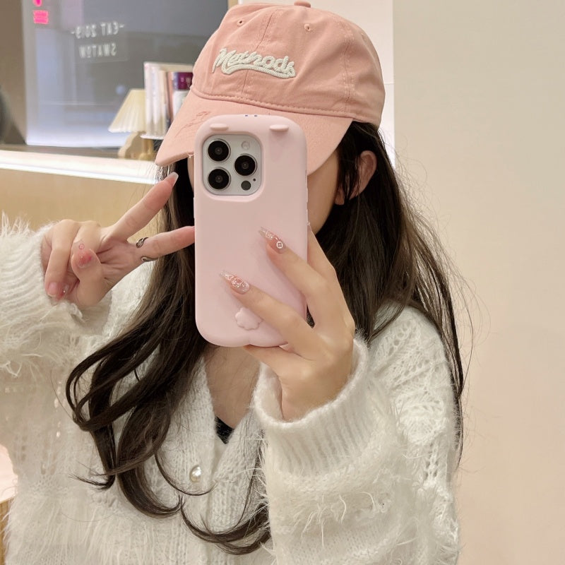 Pancake Lazy Bunny iPhone Case