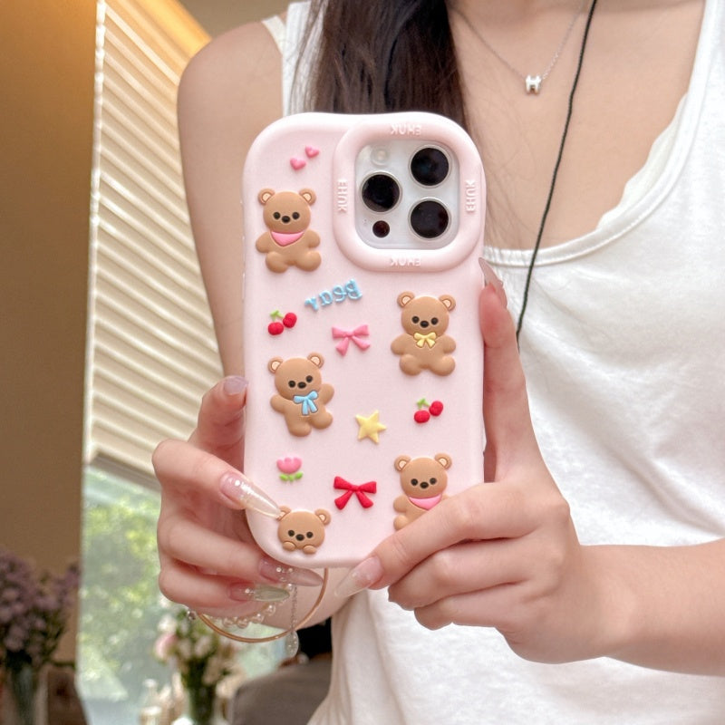 Adorable 5 Little Bears iPhone Case