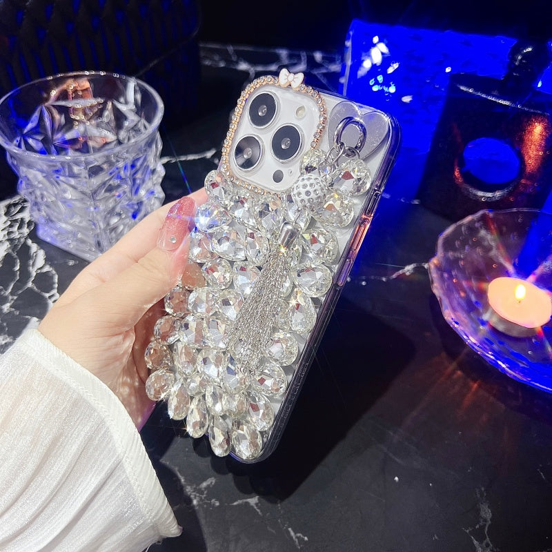 Dazzle & Swing!Rhinestones Fringe iPhone Case #BlingItOn