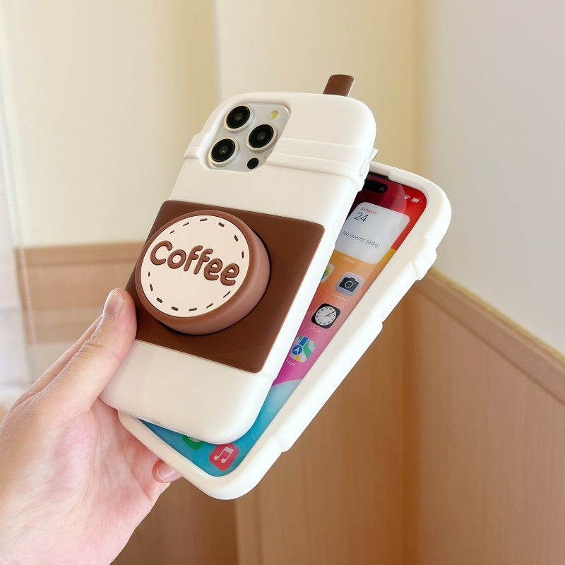 Coffee Cup iPhone Case with Stand