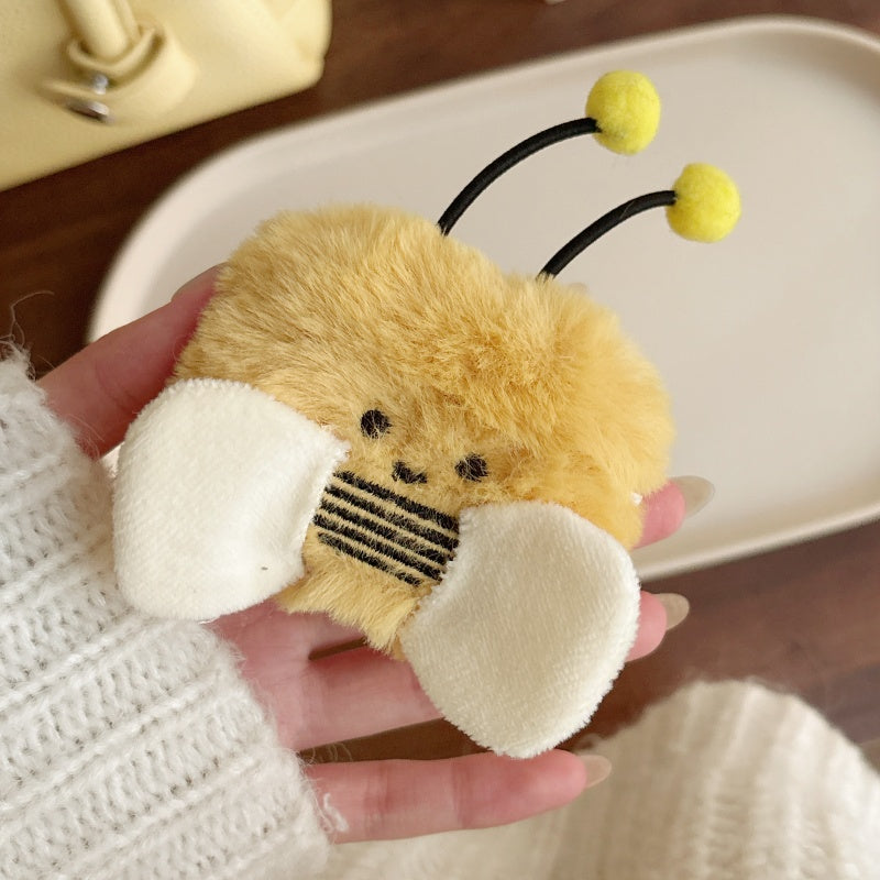 Adorable Bee Fuzzy AirPods Case