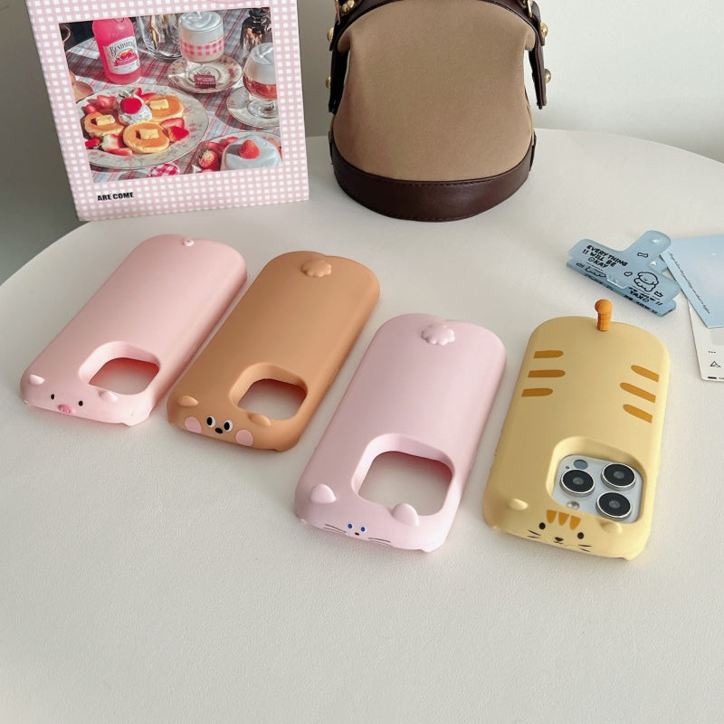 Pancake Lazy Bunny iPhone Case