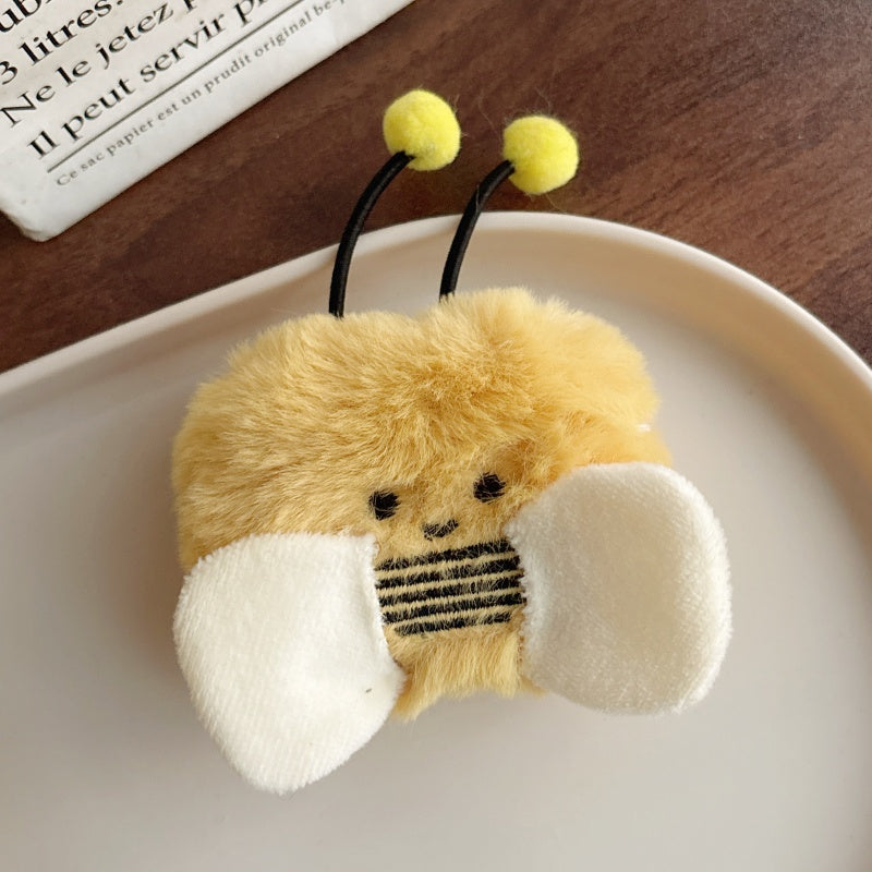 Adorable Bee Fuzzy AirPods Case