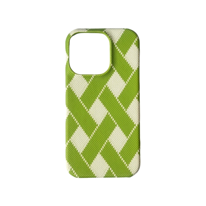 Green Woven iPhone Case