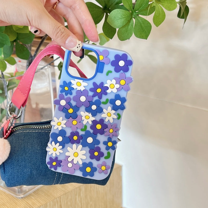 Blue Floral iPhone Case