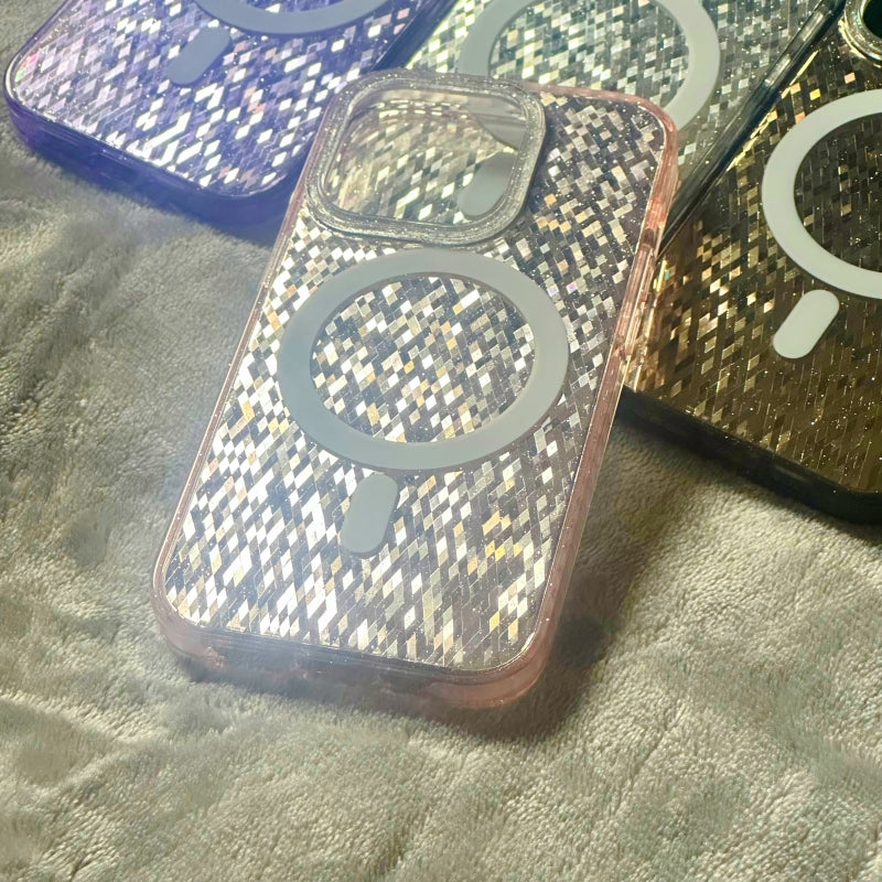 Silver Reflective Magnetic iPhone Case