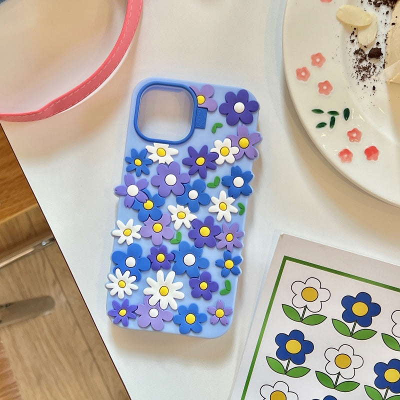 Blue Floral iPhone Case