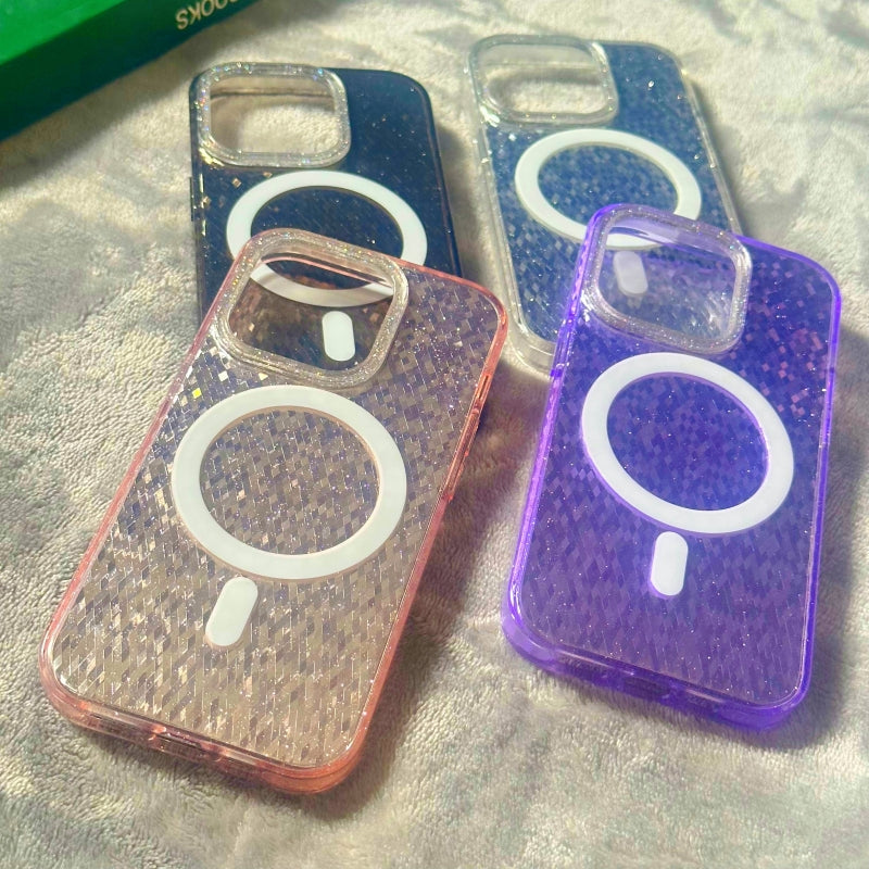 Silver Reflective Magnetic iPhone Case