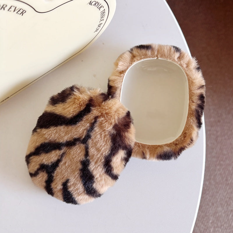 Zebra Print Plush AirPods Max Case