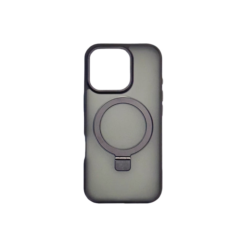 Black Magnetic iPhone Case With Stand
