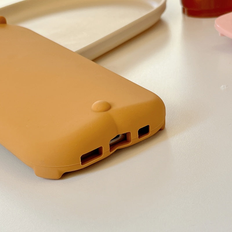 Pancake Lazy Bear iPhone Case