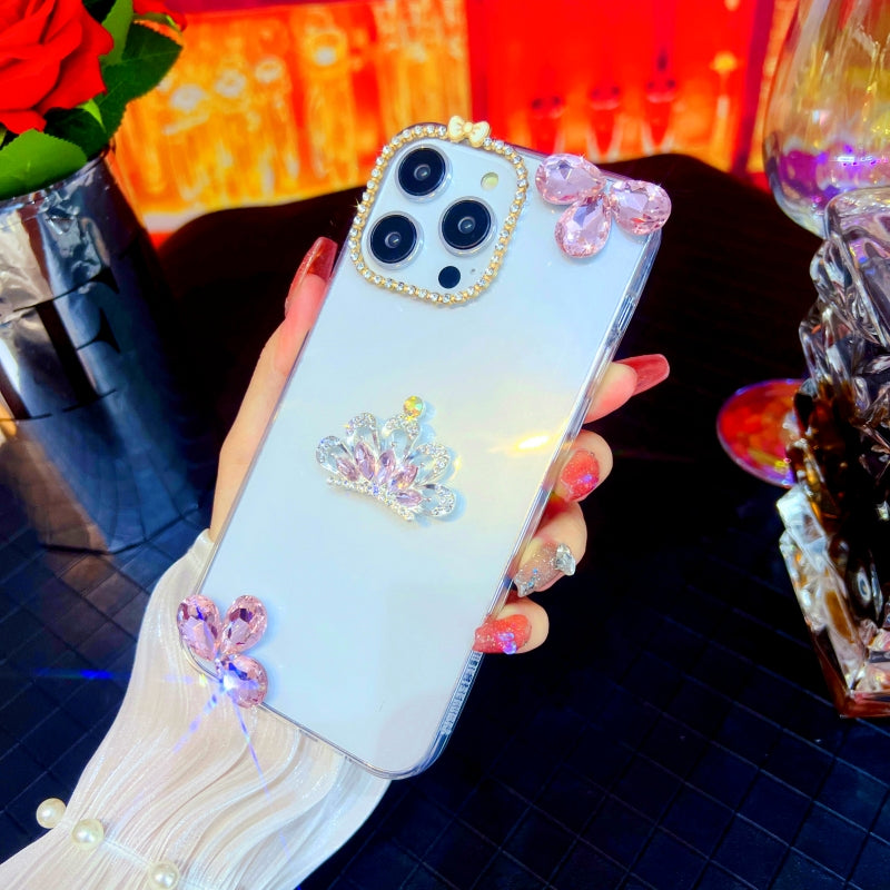Glittering Crown Rhinestones iPhone Case
