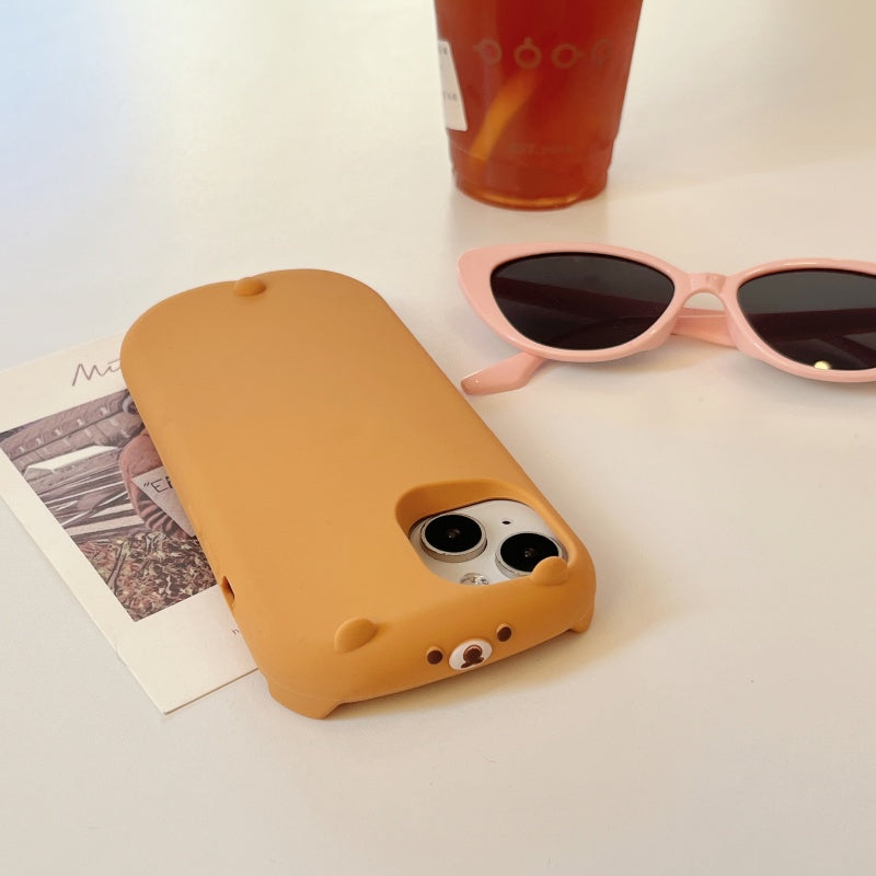 Pancake Lazy Bear iPhone Case
