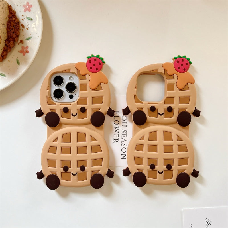 Cute Waffle iPhone Case