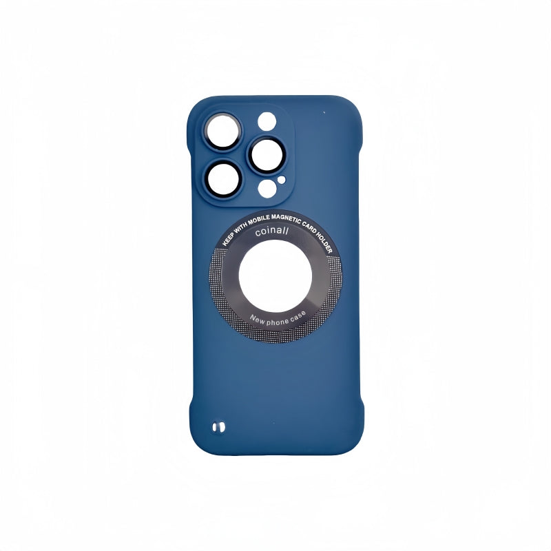 Blue Semi-edge Magnetic iPhone Case