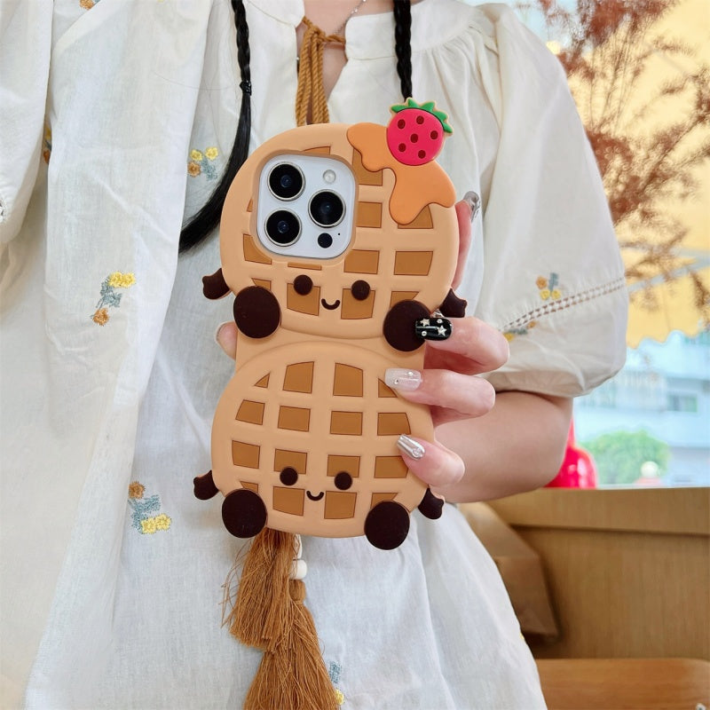Cute Waffle iPhone Case