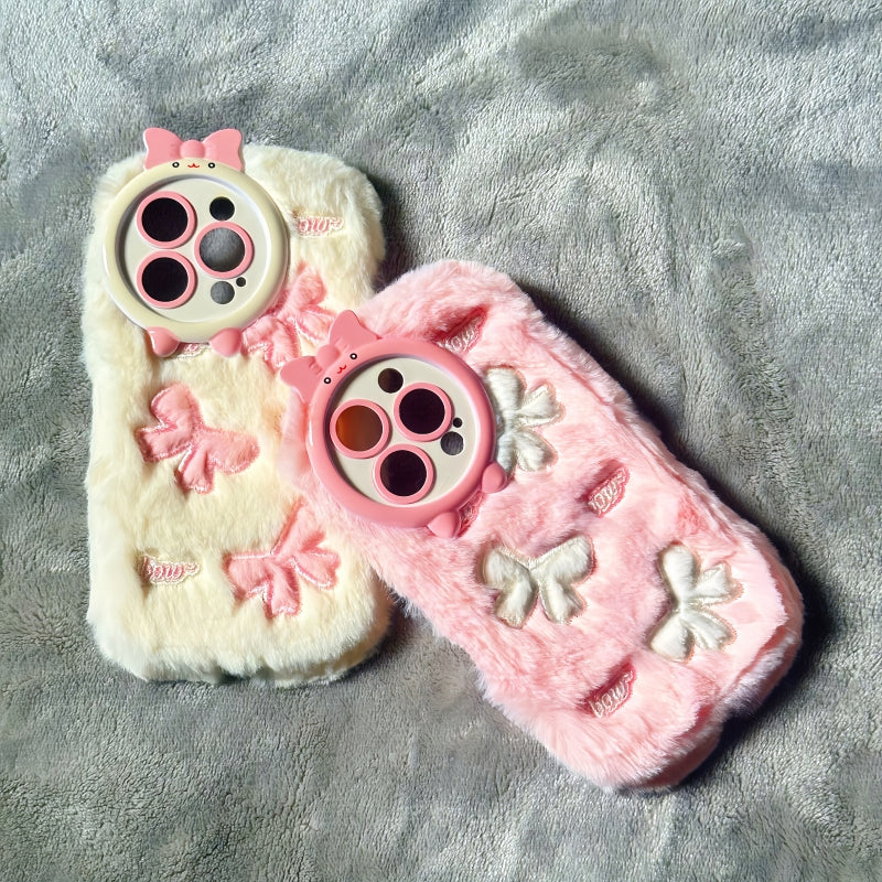 Furry Bow iPhone Case