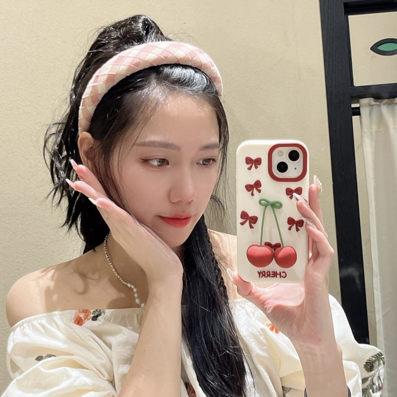 Cherry Pendant & Bow iPhone Case