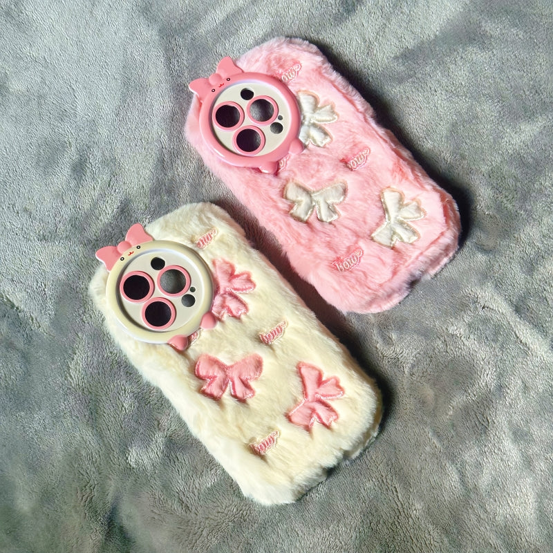 Furry Bow iPhone Case