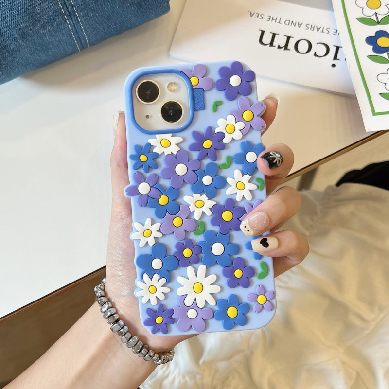 Blue Floral iPhone Case