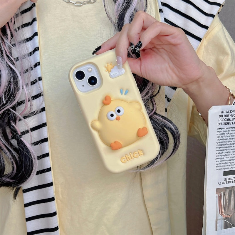 Yellow Press & Pop Chick iPhone Case