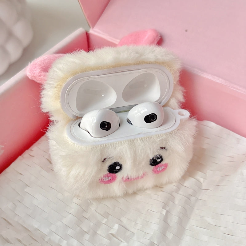 Adorable Little Pig Fuzzy AirPods Case