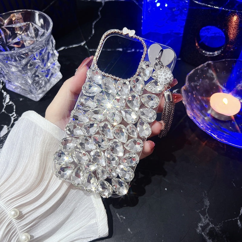 Dazzle & Swing!Rhinestones Fringe iPhone Case #BlingItOn