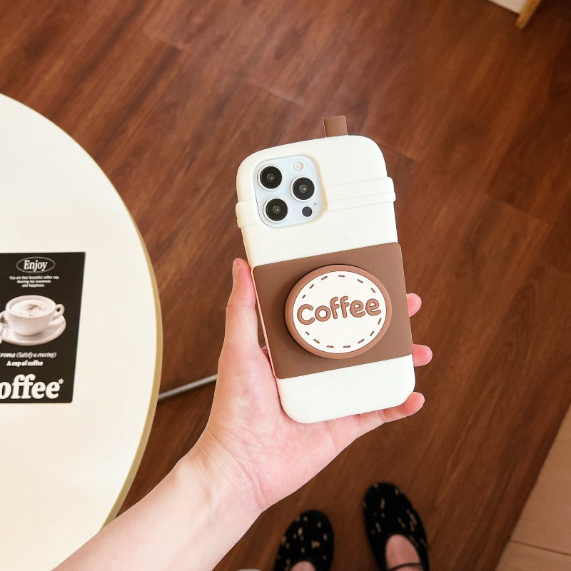 Coffee Cup iPhone Case with Stand