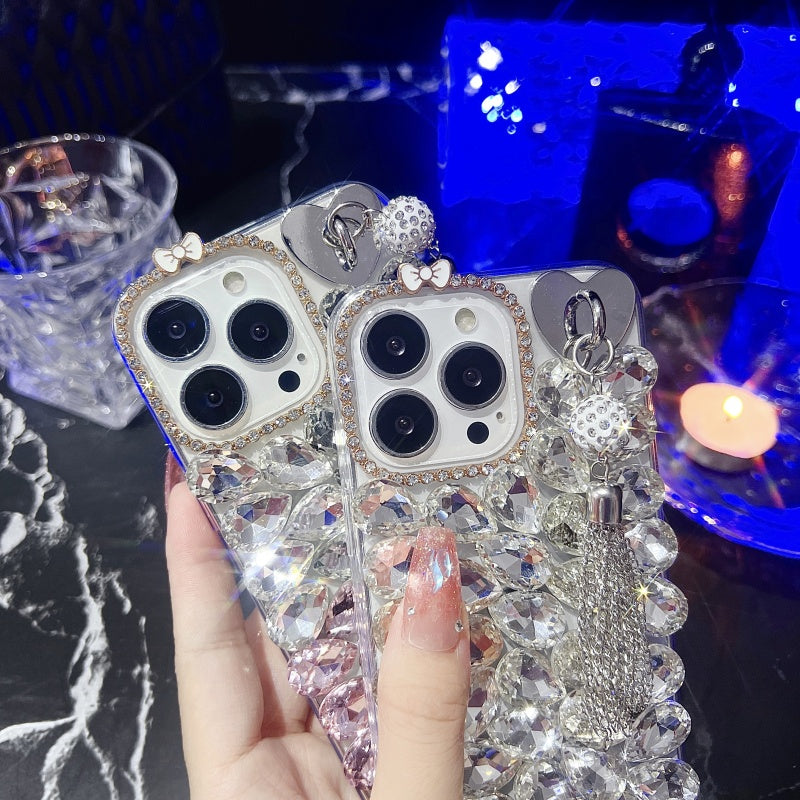 Dazzle & Swing!Rhinestones Fringe iPhone Case #BlingItOn