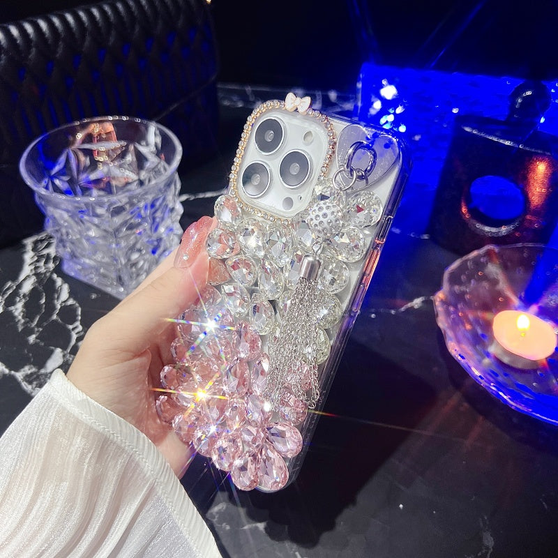 Dazzle & Swing!Rhinestones Fringe iPhone Case #BlingItOn